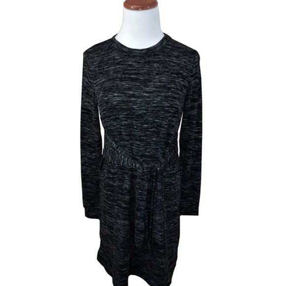 NEW Max Studio Marled Waist-Tie Sweater Dress - Picture 2 of 6